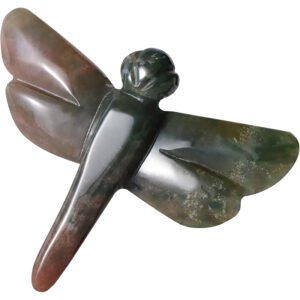 Ocean Jasper Dragonfly Statue
